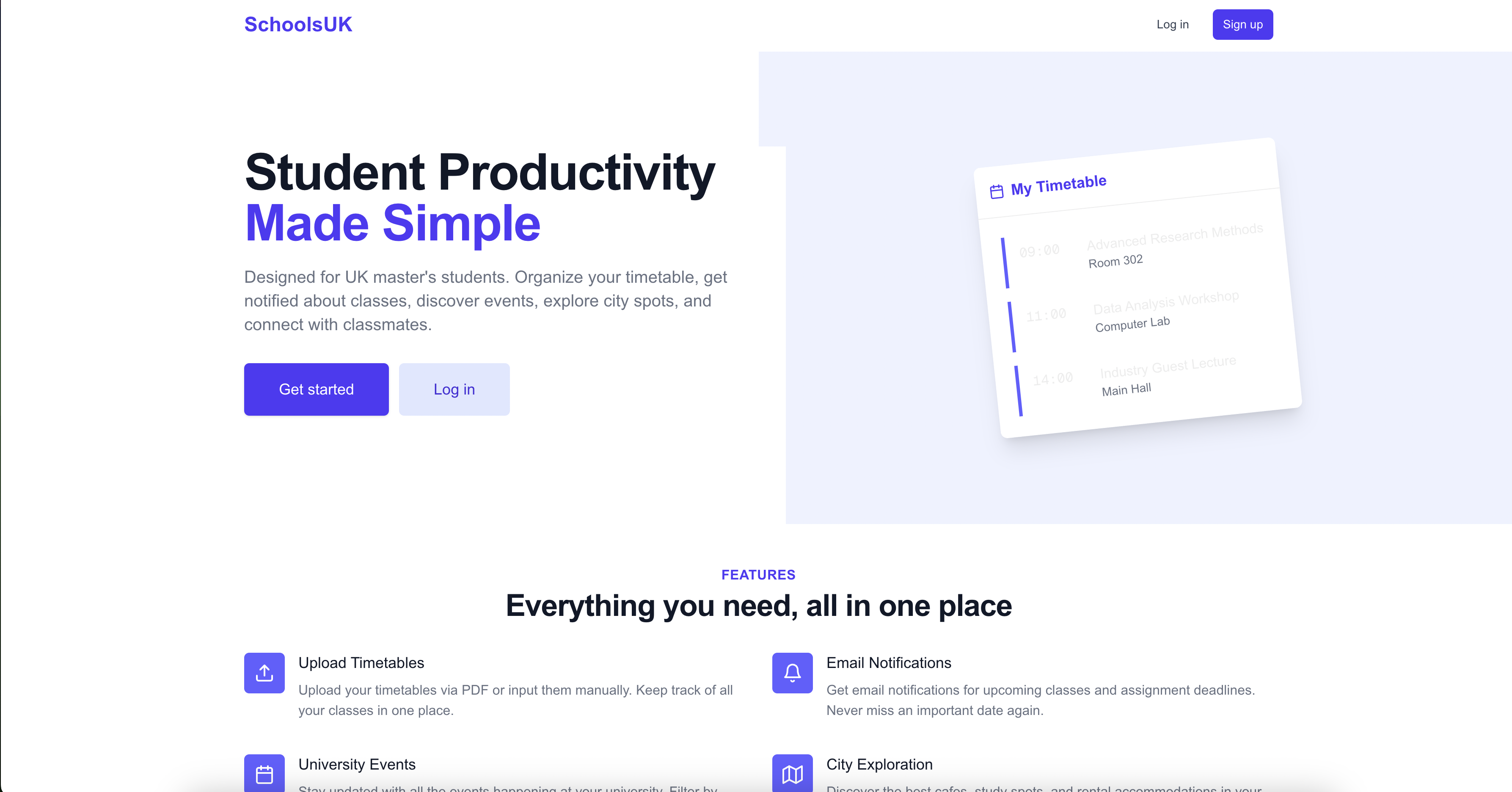 SchoolsUK - AI-Powered Student Productivity Platform